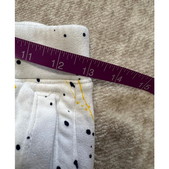 Abercrombie Kids White Paint Splotch Joggers Size 13/14 - Picture 5 of 6